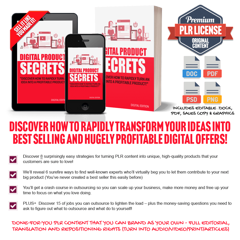 DIGITAL PRODUCT SECRETS DIGITAL PRODUCT SECRETS